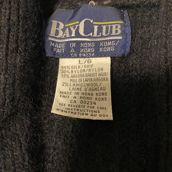 Vintage Bay Club double breasted knitted vest - Picture 5 of 5